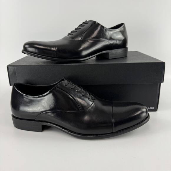 Kenneth Cole New York Men\'s Chief Council Oxford Lace Up Dress Black Size 8 main image 9